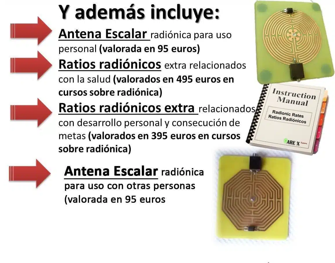 AREX3-Pro + ANTENA AMIENS + ANTENA CHARTRES + RATIOS RADIÓNICOS (Oferta Suscriptores Libro 1365€) - Imagen 2