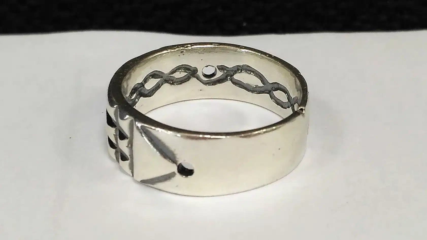 The Authentic Atlantis Ring - Large size 23 (20mm) - Sterling Silver - Image 6