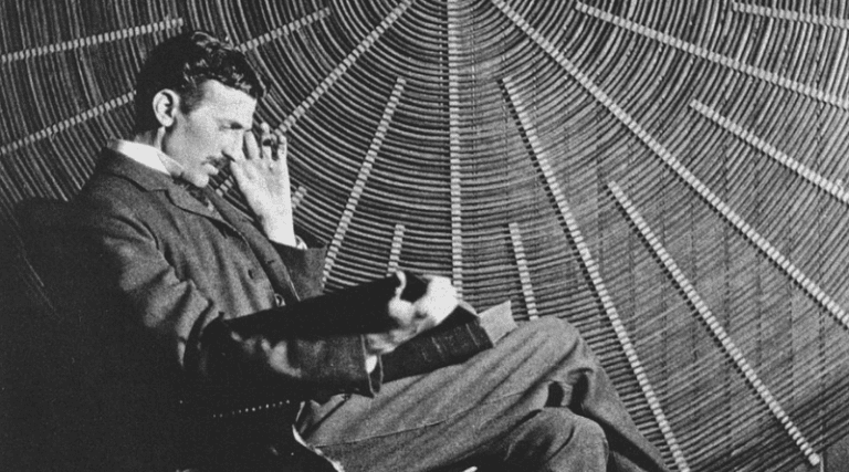 Nikola Tesla and his models coinciding with Radionics