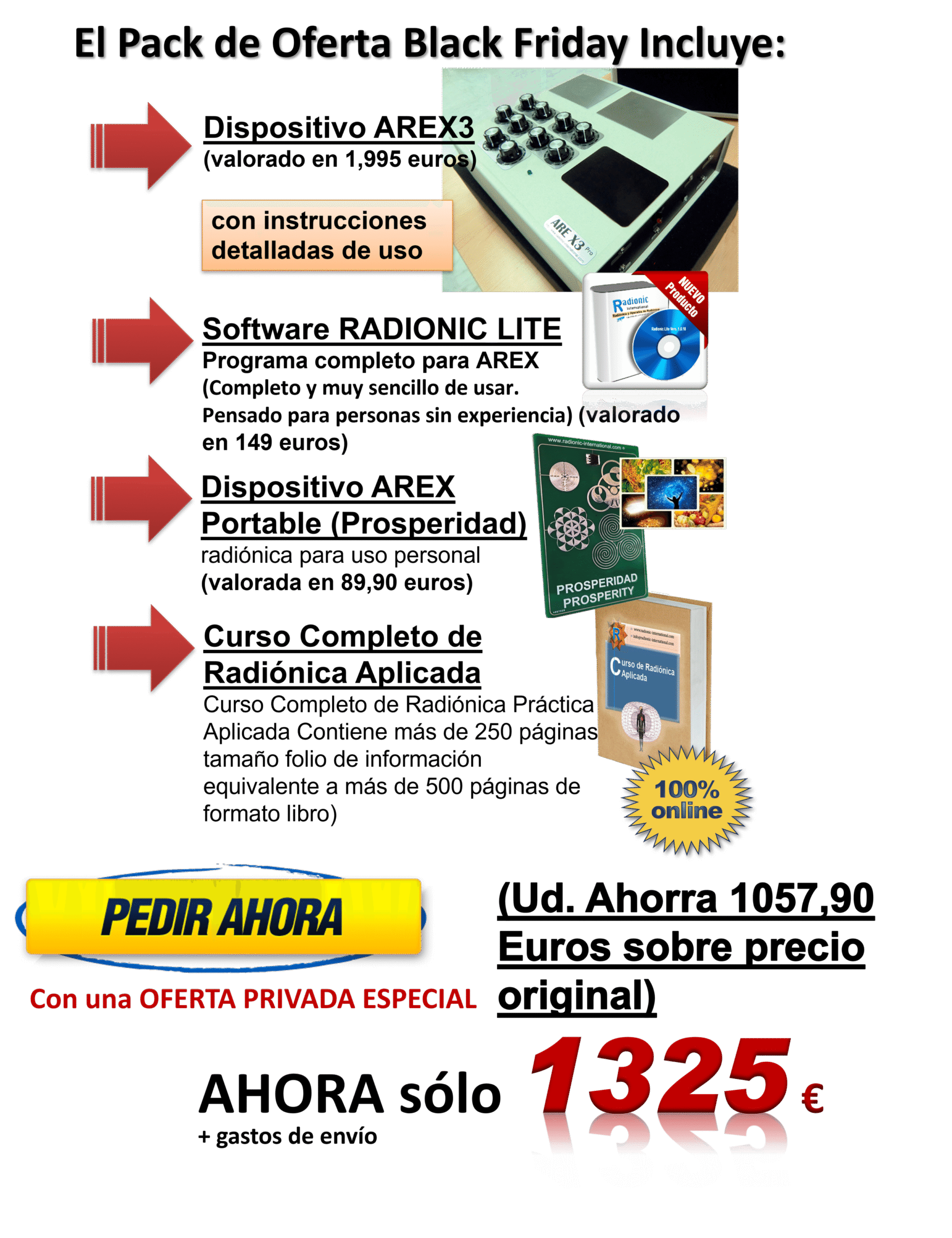 AREX3 Pro + Software + Curso + AreX Portable Prosperidad (Black Friday)