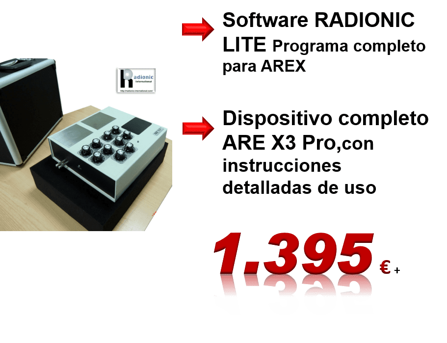AREX3 Pro + Software RADIONIC LITE Oferta Suscriptores Libro 1395