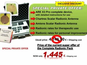 AREX3-Pro + Chartres Antenna + Amiens Antenna + Radionic Rates 1445